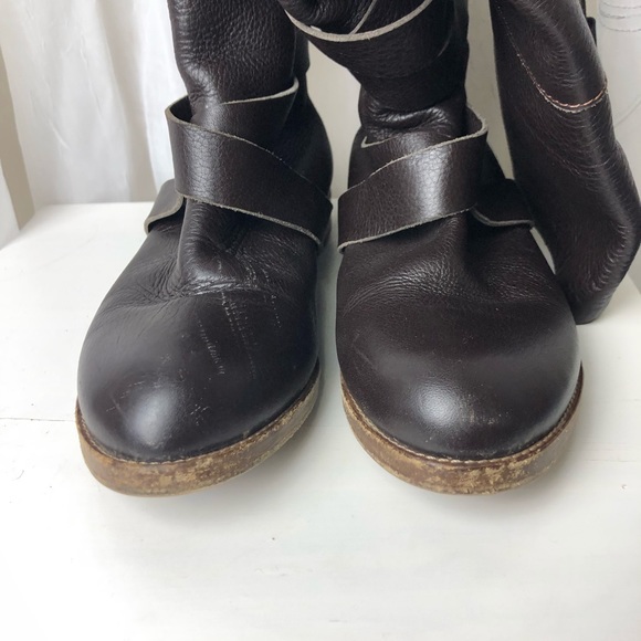 Chloe Buckle Strap Fall Boots - Picture 6 of 10